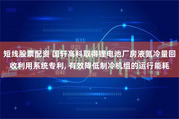短线股票配资 国轩高科取得锂电池厂房液氮冷量回收利用系统专利, 有效降低制冷机组的运行能耗